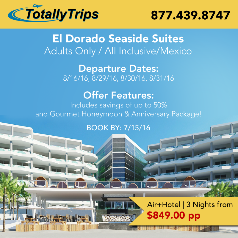 Last Minute deals from St. Louis – El Dorado Seaside Suites – Adults Only All Inclusive ...